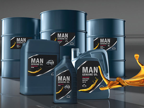 MAN genuine oil promotional image