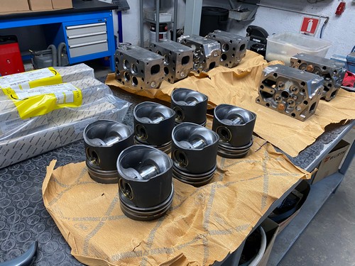 Range of original MAN engine spare parts